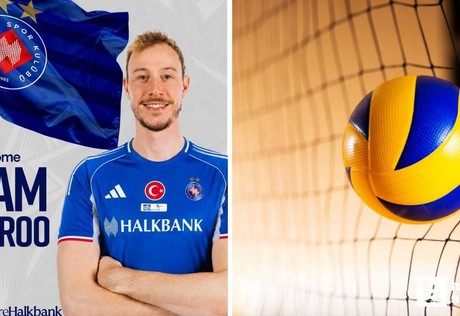 Halkbank Erkek Voleybol Takımı, Belçikalı voleybolcu Sam Deroo'yu transfer ettiğini duyurdu