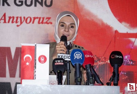 Aile Bakanı Göktaş: "FETÖ elebaşının kurduğu tuzak milletimizin dik duruşuyla darmadağın olmuştur"
