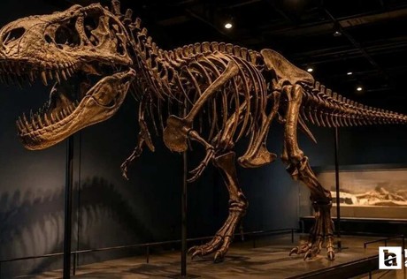 ABD'deki müzayedede T-rex iskeleti 50,1 milyon dolara satıldı