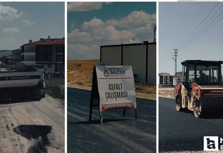 Sincan Belediyesi ilçe genelinde asfalt mesaisine devam ediyor