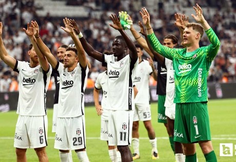 Beşiktaş, Avrupa Ligi'nde Midtjylland karşısında tek golle tur avantajını kaptı