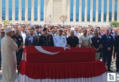 Temelli'deki helikopter kazasında vefat eden pilot gözyaşlarıyla son yolculuğuna uğurlandı