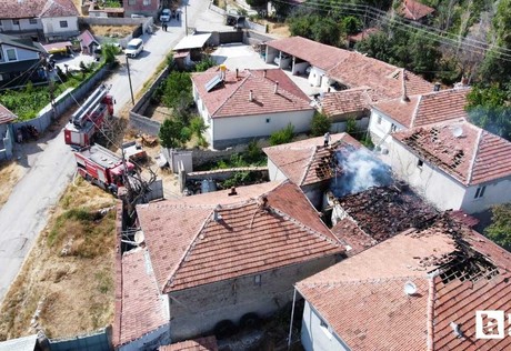 Çorum'da tandırda çıkan yangın az kalsın 3 evi kül ediyordu