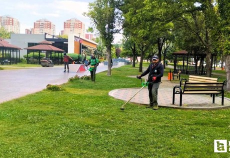 Etimesgut Belediyesi parkları her zaman temiz ve yemyeşil tutuyor