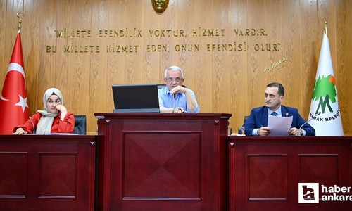 Mamak Belediye Meclisi Haziran ayının ilk toplantısını düzenledi