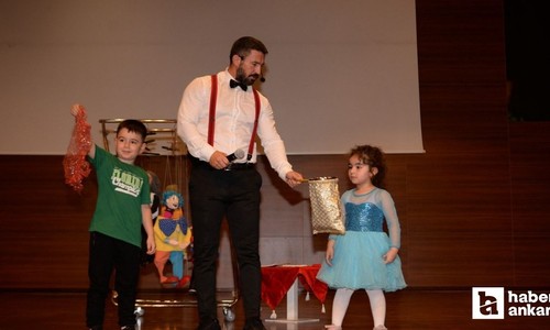 Kahramankazan Belediyesi kreşlerde öğrenim gören çocuklara özel gösteri düzenledi