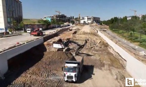 ABB Pursaklar’daki trafik sorununu çözmek için kavşak çalışmalarını sürdürüyor