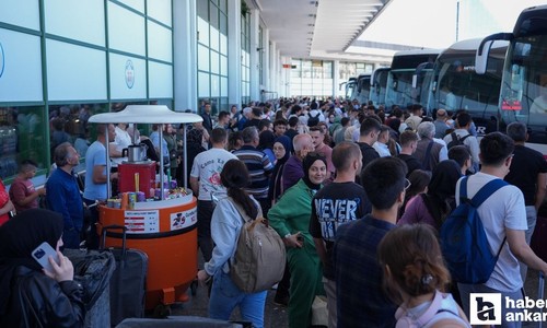 Ankara AŞTİ'de Kurban Bayramı yoğunluğu yaşanıyor