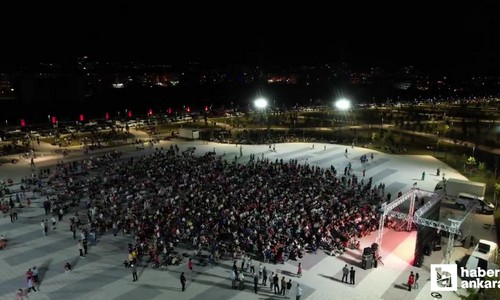 Sincan Belediyesi Türkiye Çekya maçı heyecanına ev sahipliği yaptı