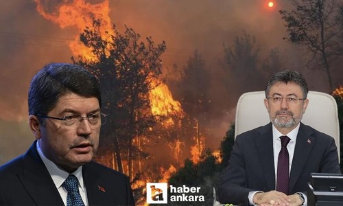 İzmir'deki orman yangınına ilişkin Bakan Yumaklı ve Tunç'tan açıklama