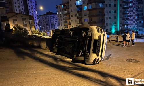 Ankara Yenimahalle'de servis kazası meydana geldi!