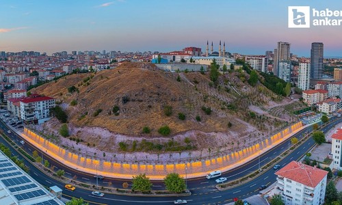 Pursaklar Belediyesi ekipleri gri duvarları sanatsal galeri haline dönüştürdü