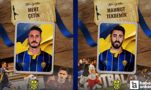 MKE Ankaragücü Mahmut Tekdemir'i ve Mert Çetin'i transfer ettiğini açıkladı