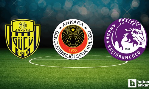 Ankaragücü, Gençlerbirliği ve Ankara Keçiörengücü bu hafta galibiyet alamadı