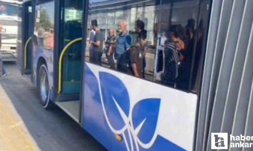 Ankara - Eskişehir yolunda EGO otobüsü kaza yaptı