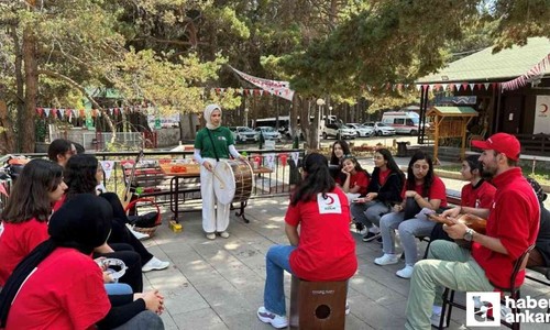 Depremzede öğrenciler Kızılay'ın Ankara Çamkoru Kampı'nda buluştu