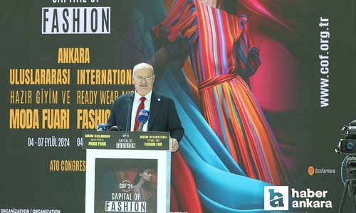 ATO Başkanı Baran Uluslararası Ankara Moda Fuarı'nda konuştu