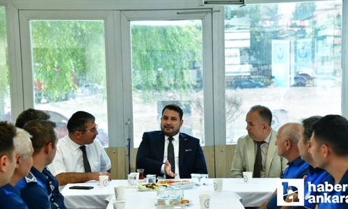 Kahramankazan Belediye Başkanı Çırpanoğlu Zabıta Müdürlüğü'nü ziyaret etti