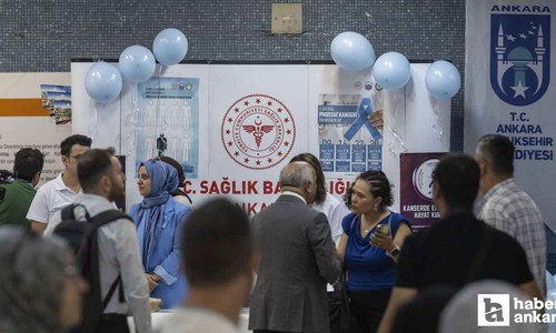 Kızılay Metro İstasyonu'nda Prostat Kanseri Farkındalık Ayı etkinliği yapıldı