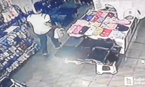 Mamak’ta bir hırsız gündüz vakti mağaza kasasından 4 bin TL çaldı