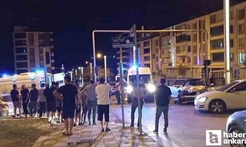 Ankara Elmadağ'da sürekli kaza olduğu iddia edilen yolda eylem!