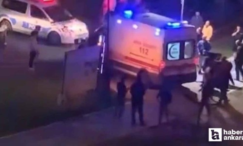 Ankara Mamak'ta bıçaklı kavga: 3 kişi yaralandı
