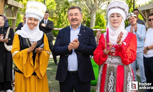Kırgızistan'ın bağımsızlığı Gölbaşı Belediyesi ev sahipliğinde kutlandı