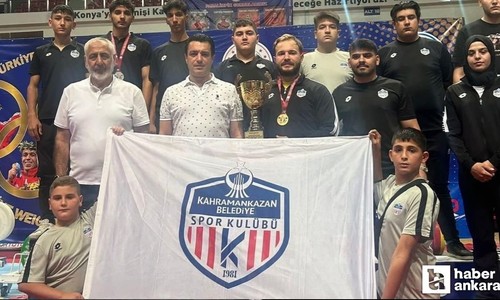 Kahramankazan Belediyespor sporcuları madalya kazanmaya devam ediyor