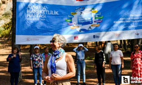 ABB'nin Avrupa Hareketlilik Haftası etkinliklerinde spor yapıp doğanın tadını çıkardılar