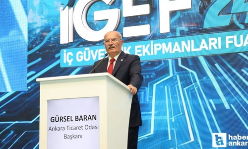 ATO Başkanı Baran İç Güvenlik Ekipmanları Fuarı’na katıldı