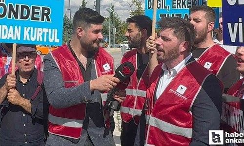Erkekleri Koruma Derneği erkek hakları için Ankara'da eylem yaptı