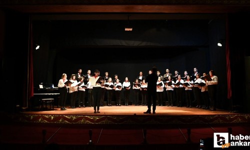 Mamak Belediyesi Başkent Flarmoni Çok Sesli Korosu konserine ev sahipliği yaptı