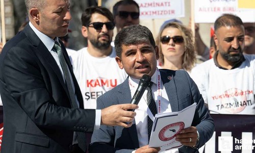Ankara’da 3600 ek gösterge için eylem yaptılar