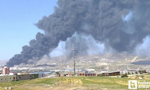 Ankara'da öğrenci yurdunda çıkan yangın korkuttu!