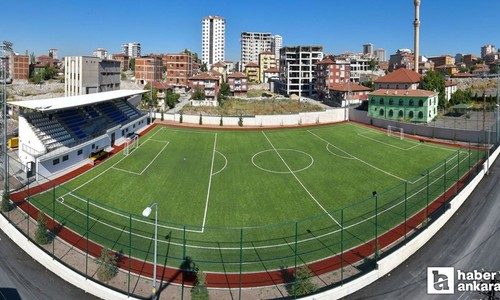 Altındağ Belediyesi ilçedeki spor tesislerini baştan aşağı yeniledi