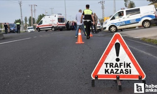 Ankara'da kamyonla çarpışan araçta karı-koca can verdi!