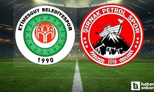 Etimesgut Belediyespor - Şırnak İdmanyurdu maçı ne zaman, hangi kanalda, bugün saat kaçta?