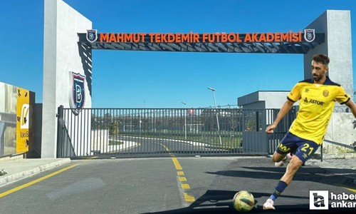 MKE Ankaragücü futbolcusu Mahmut Tekdemir futbolcuyken adı tesise verilen ilk isim oldu