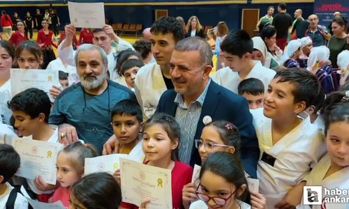 Sincan Belediye Başkanı Ercan genç sporcularla bir araya geldi