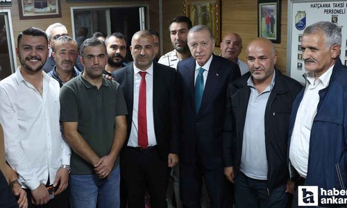 Cumhurbaşkanı Erdoğan Ankara'da hastane ve taksi durağı ziyareti yaptı