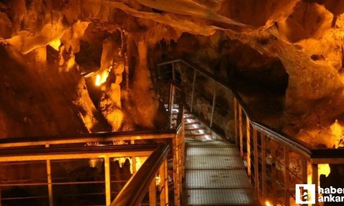Gölbaşı Belediyesi Tulumtaş Mağarası'nın ziyaret saatlerinin değiştiğini açıkladı