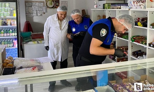 Etimesgut Belediyesi Zabıtalarından okullarda denetim mesaisi