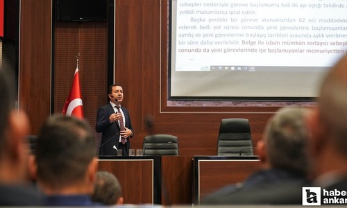 Keçiören Belediyesi personellerine eğitim vermeyi sürdürüyor