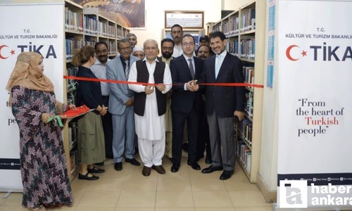 TİKA Pakistan’daki kütüphanesini yeniledi