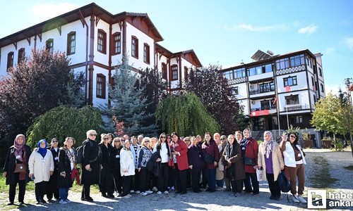 Altındağ Belediyesi ilçe kadınlarını Çamlıdere'yi gezmeye götürdü