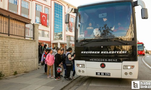 Keçiören Belediyesi okullara servis desteği sağlıyor