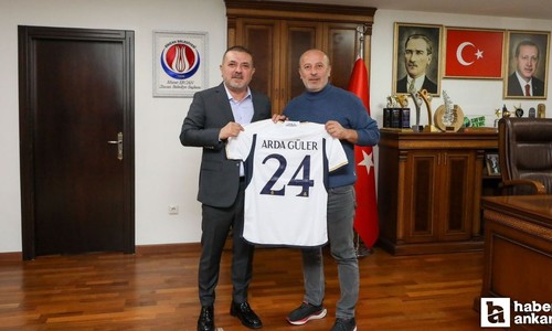 Arda Güler'in Babası Ümit Güler Sincan Belediye Başkanı Murat Ercan'ı ziyaret etti
