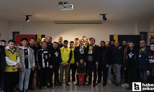 Çankırı'da Fenerbahçeli ve Beşiktaşlı taraftarlardan örnek etkinlik