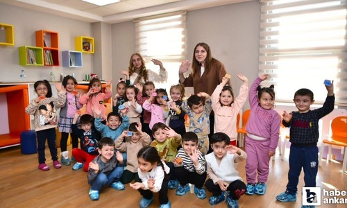 Mamak Belediyesi küçük çocuklara İngilizce eğitim veriyor