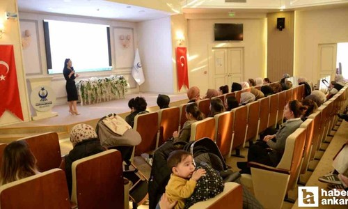 Kahramankazan Belediyesi'nden ebeveynlere Çocuk Gelişimi Semineri
